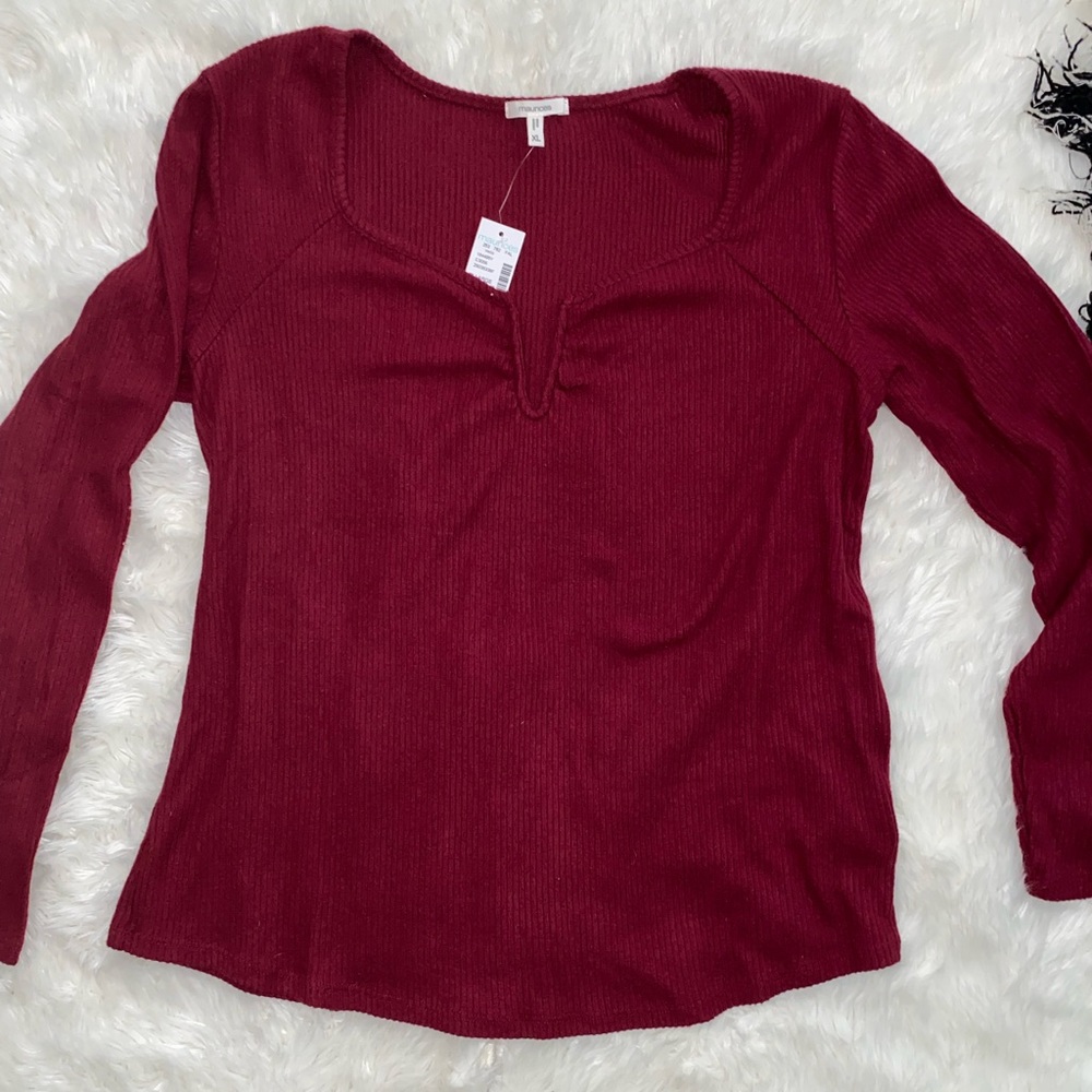 Ribbed long sleeve